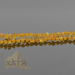 Baltic Amber necklace with raw beads